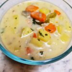 Oyster Mushroom and Potato Soup